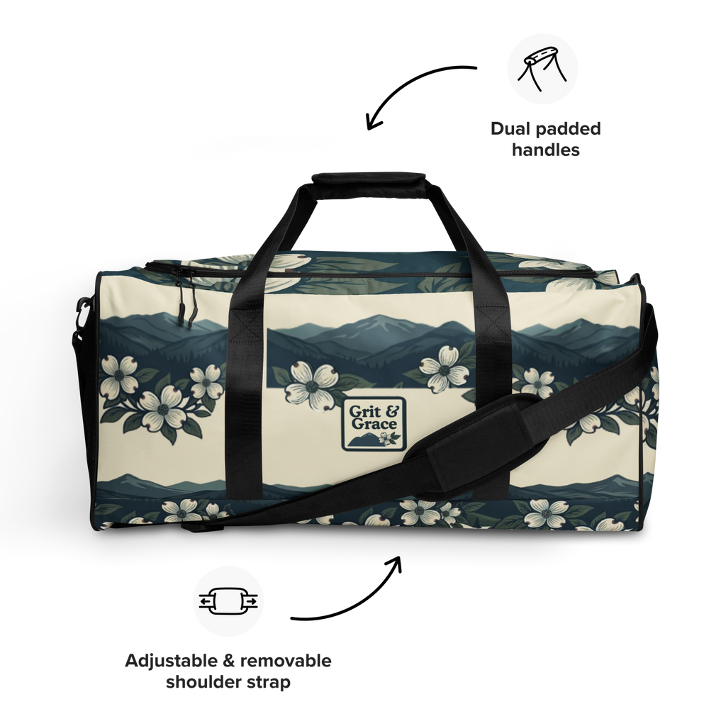 The Lakeside Bloom Premium Weekend Duffle Bag