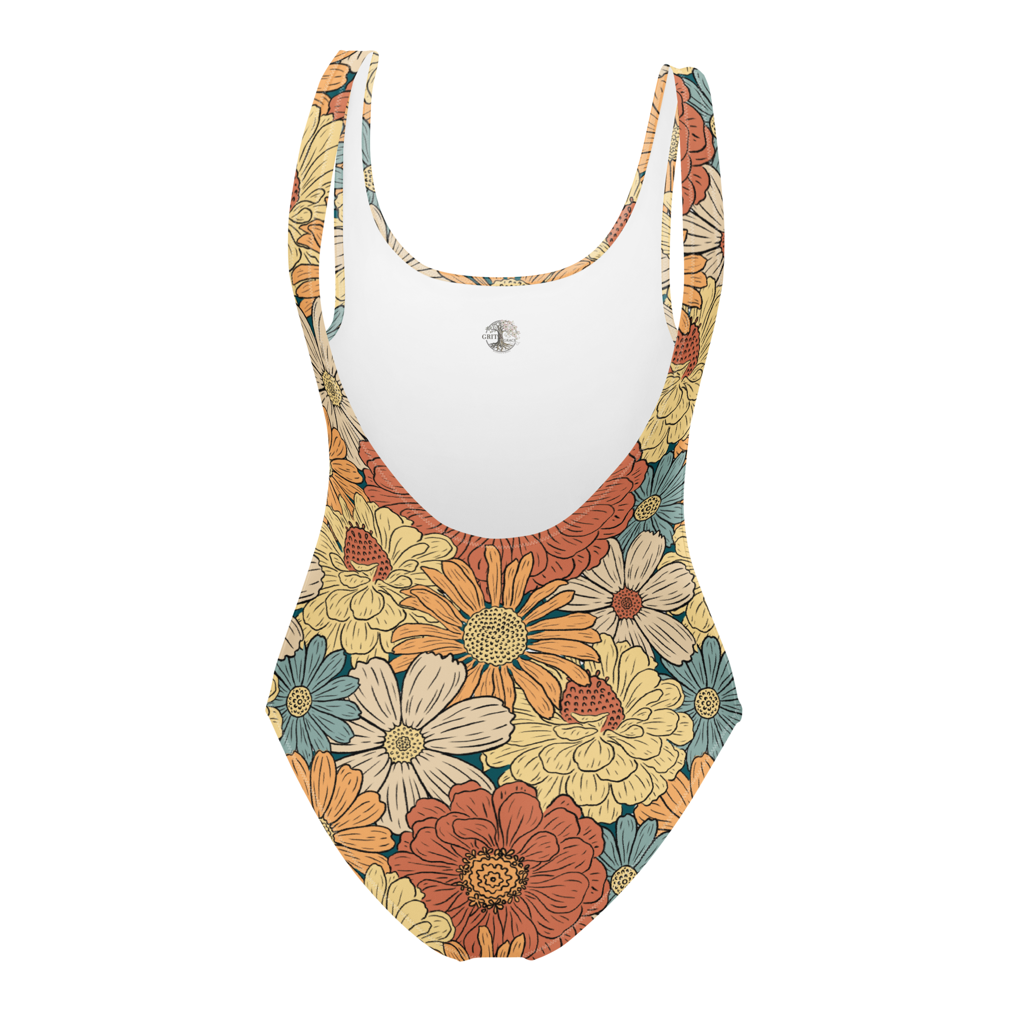 The Vintage Americana Dahlia & Daisy One-Piece Swimsuit