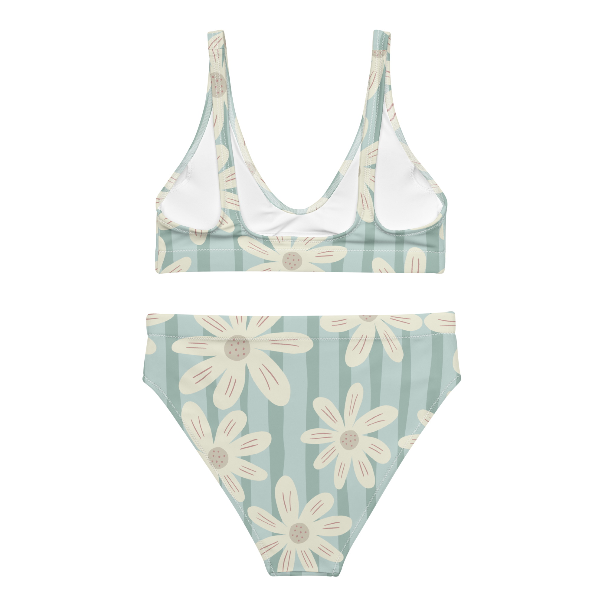 The Vintage Americana Retro Daisy High-Waisted Bikini