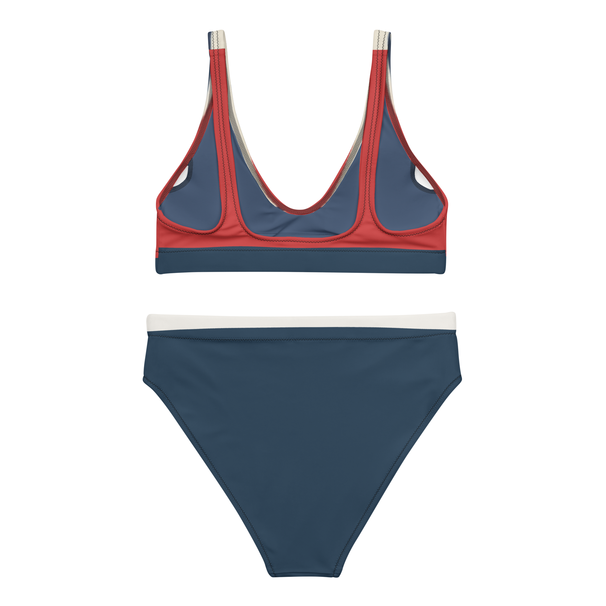 The Vintage Americana High-Waisted Sailor Uniform Bikini