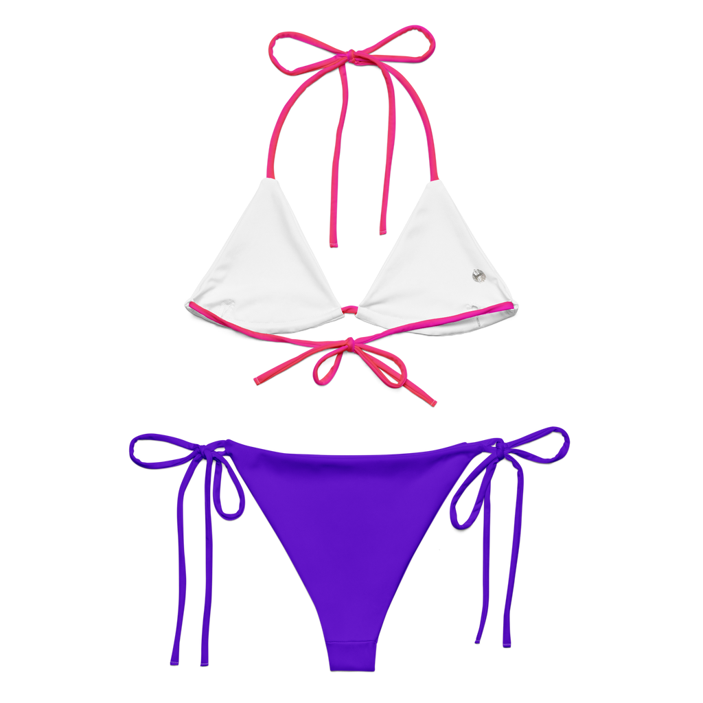 The Tropical Hibiscus Gradient String Bikini