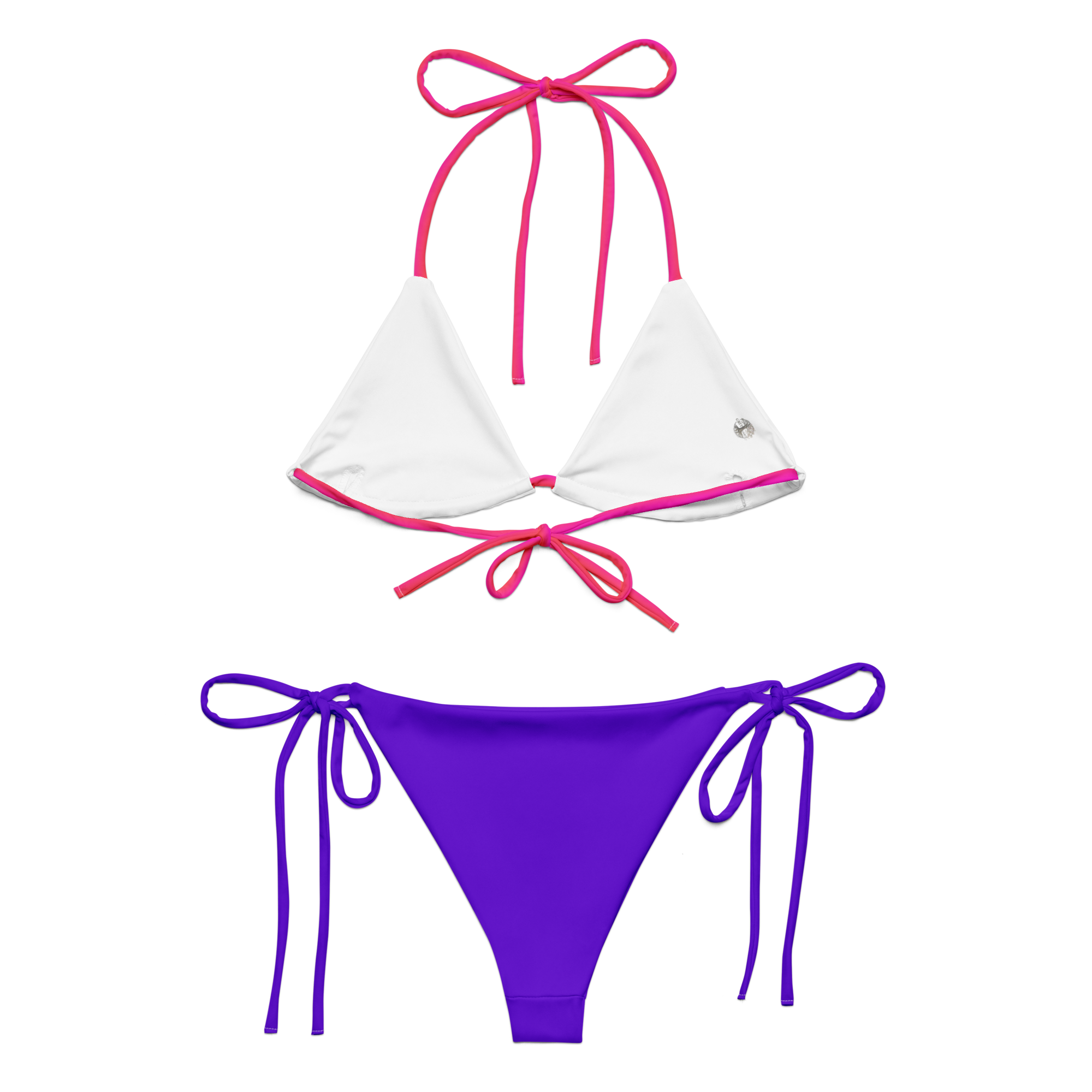 The Tropical Hibiscus Gradient String Bikini