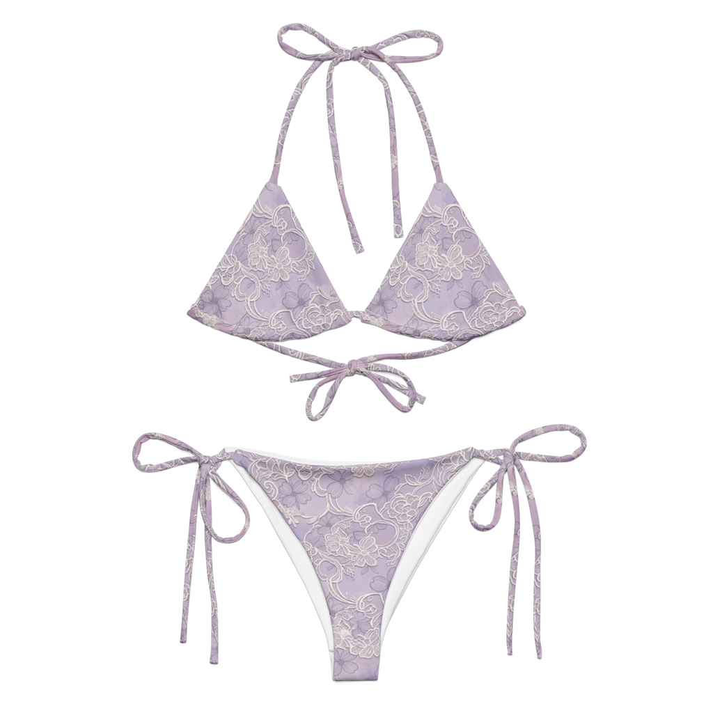Lavender Lace Bikini – Soft Romance