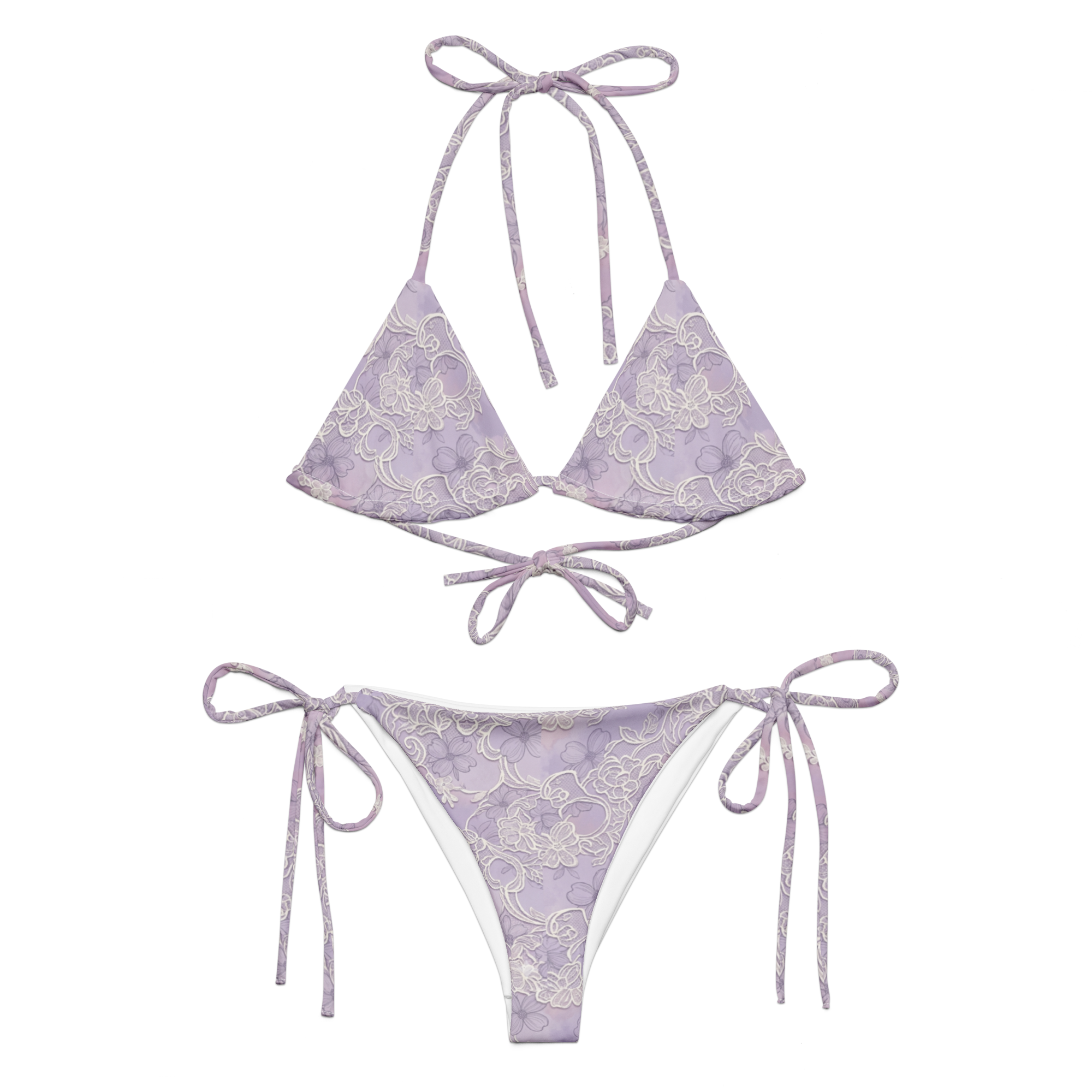 Lavender Lace Bikini – Soft Romance