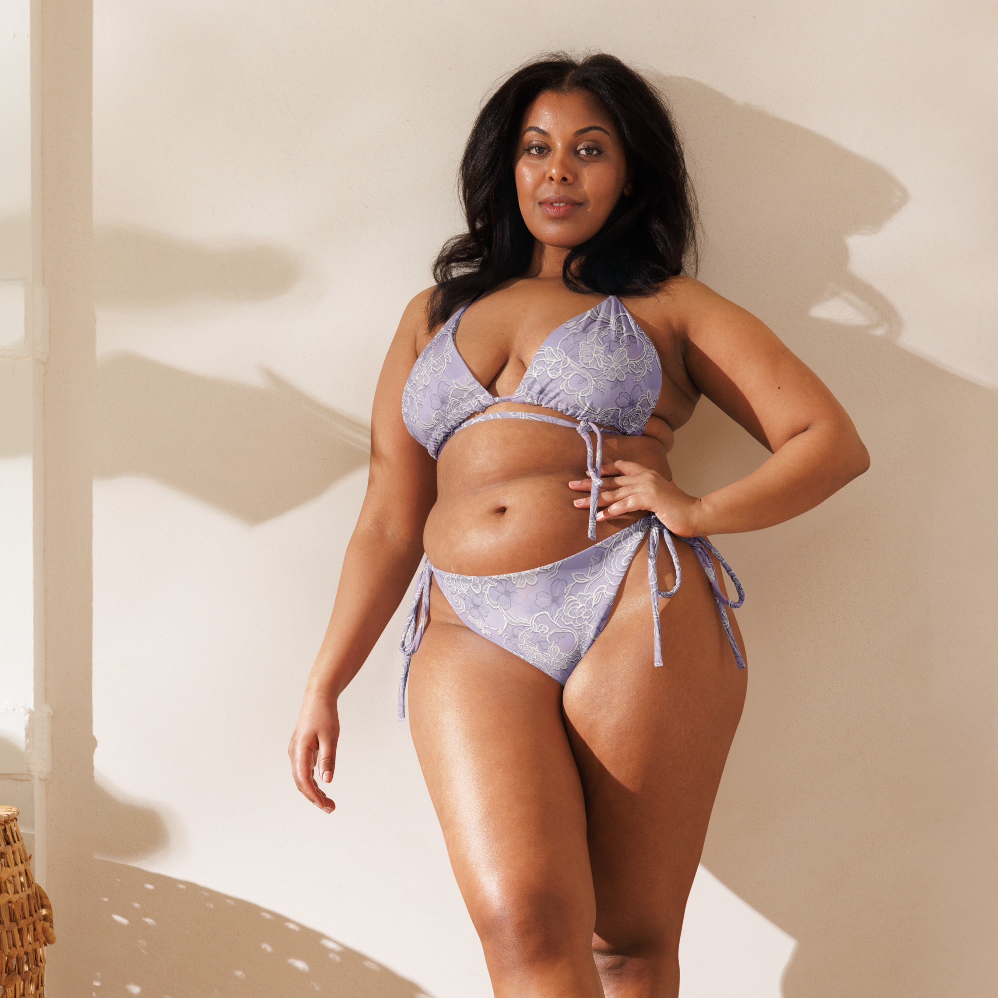 Lavender Lace Bikini – Soft Romance
