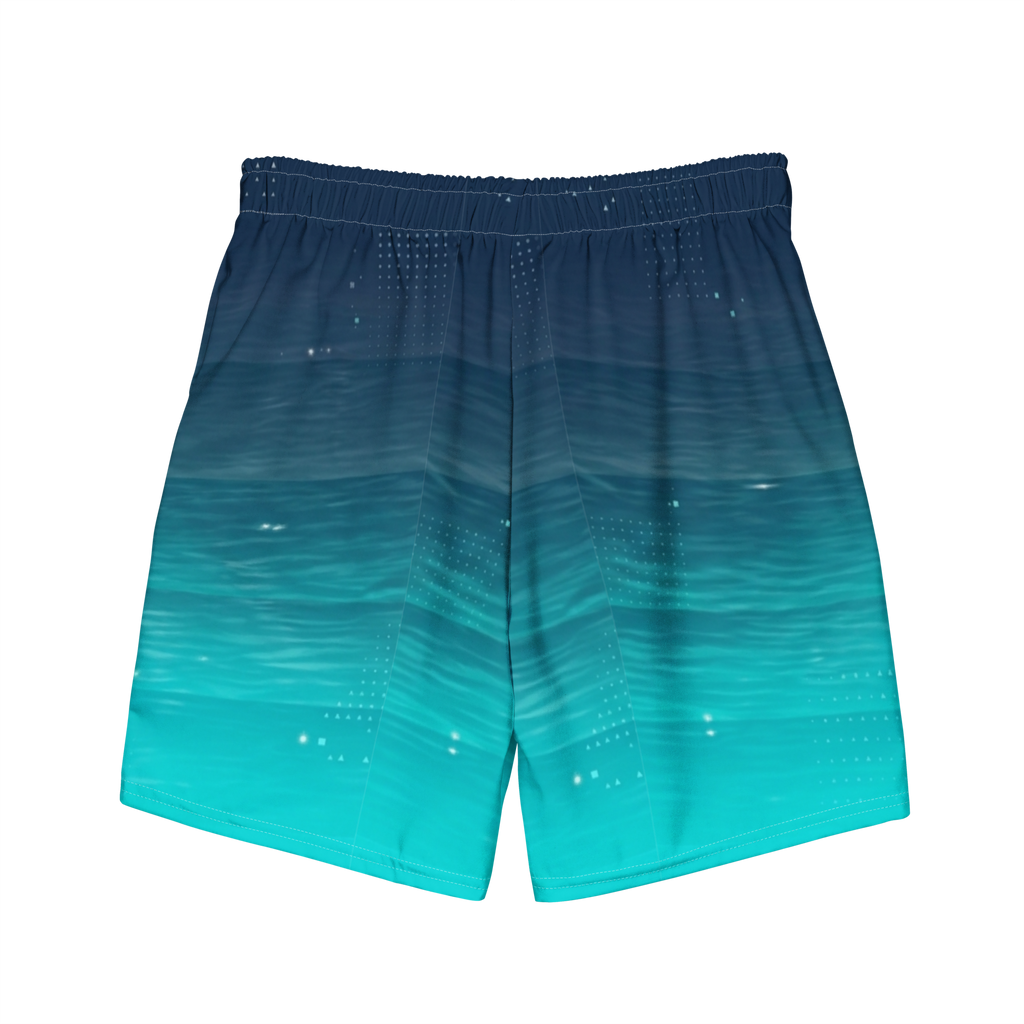 Deep Water Gradient Men's Swim Trunks