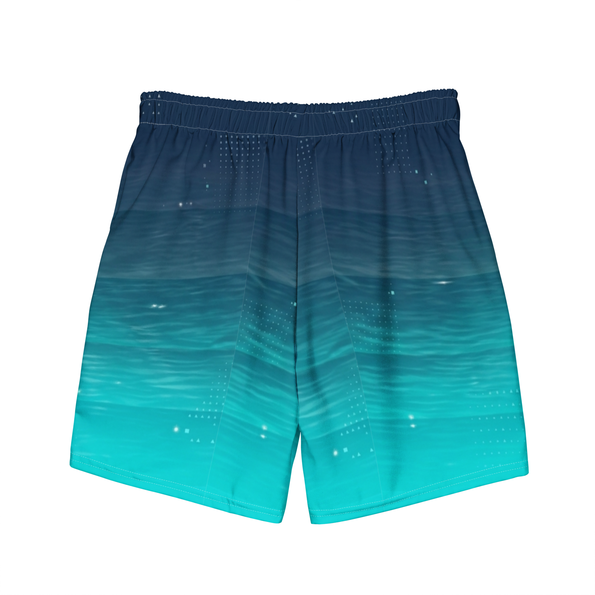 Deep Water Gradient Men's Swim Trunks