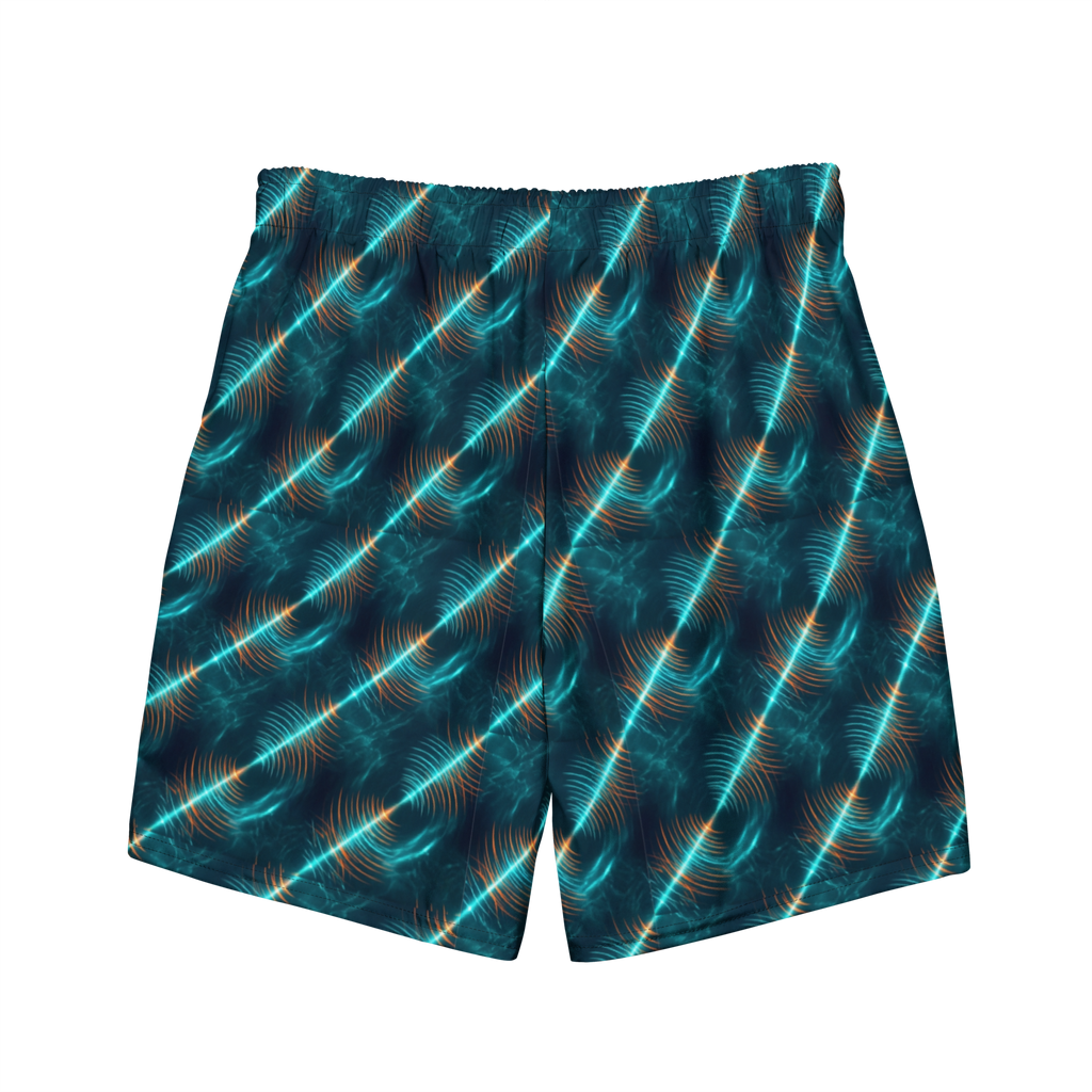 Underwater Sonar Signal Waves Trunks