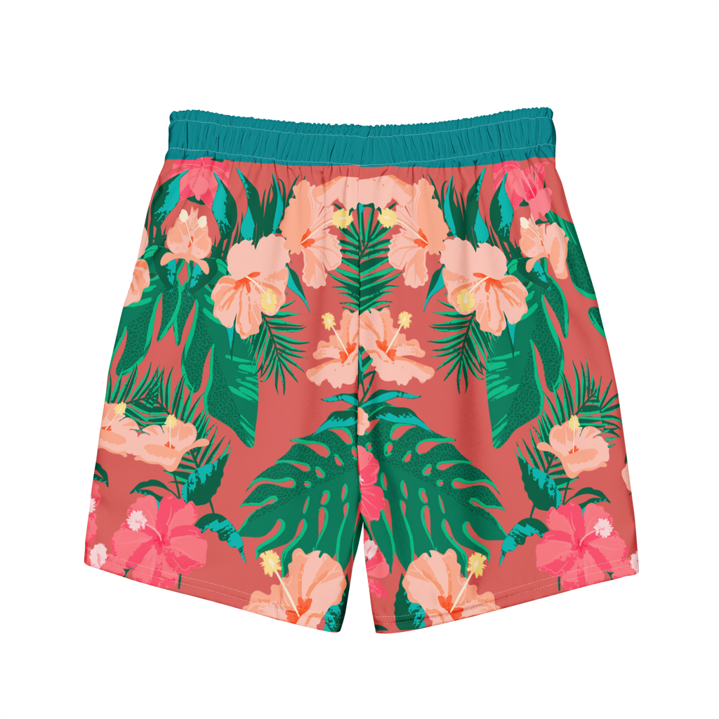 The Vintage Americana Mirrored Hibiscus Trunks