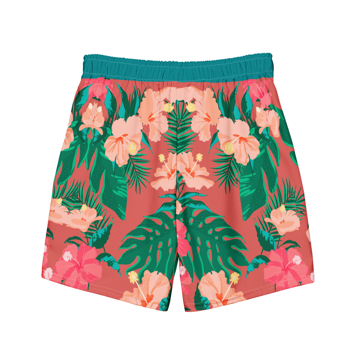 The Vintage Americana Mirrored Hibiscus Trunks