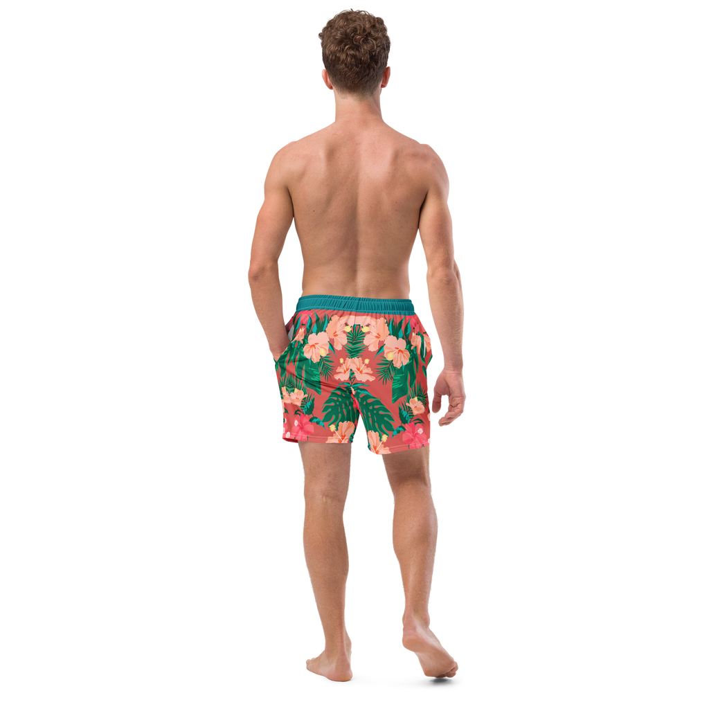 The Vintage Americana Mirrored Hibiscus Trunks