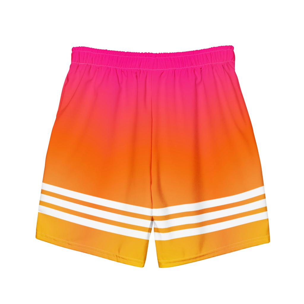 The Tropical Hibiscus Gradient Board Shorts