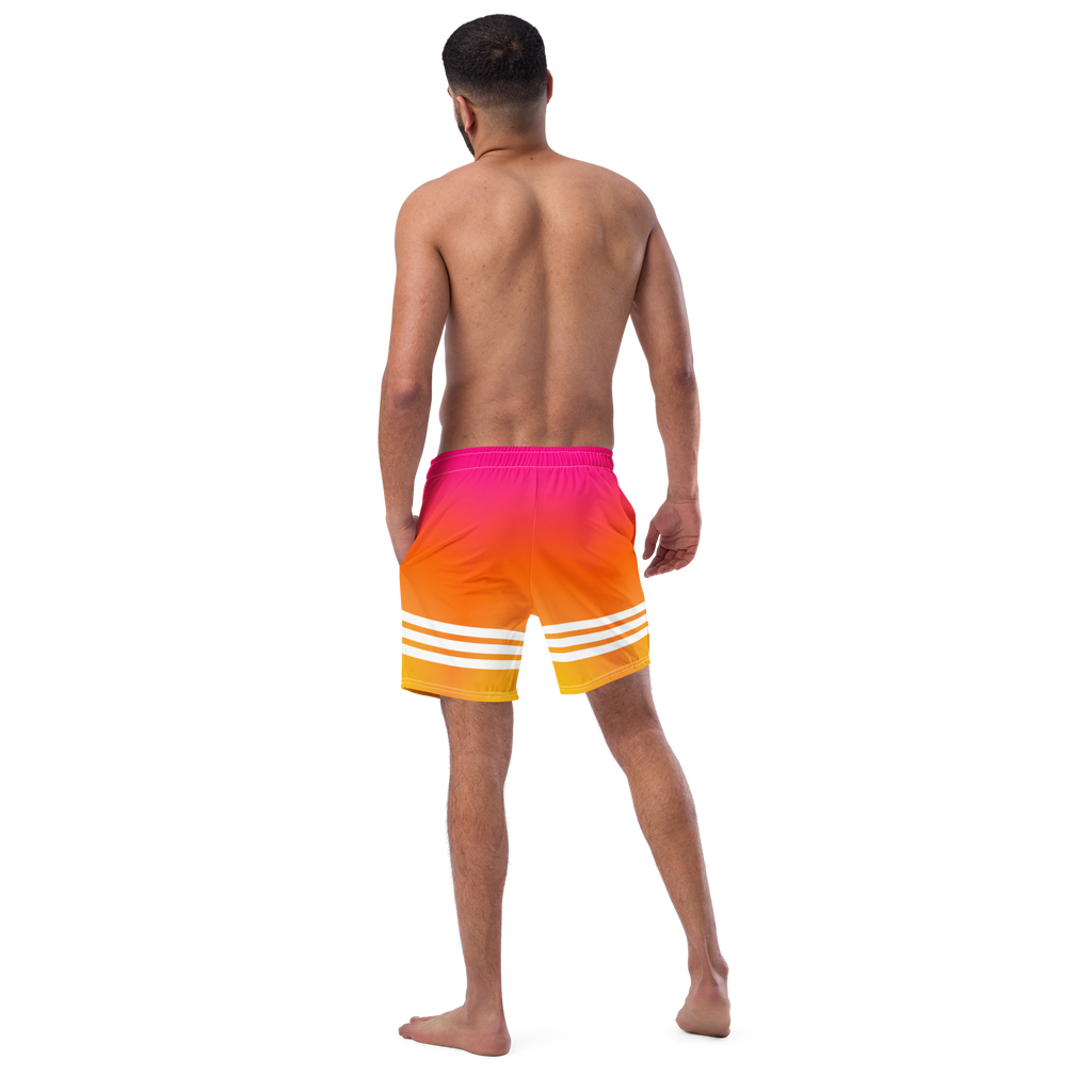 The Tropical Hibiscus Gradient Board Shorts
