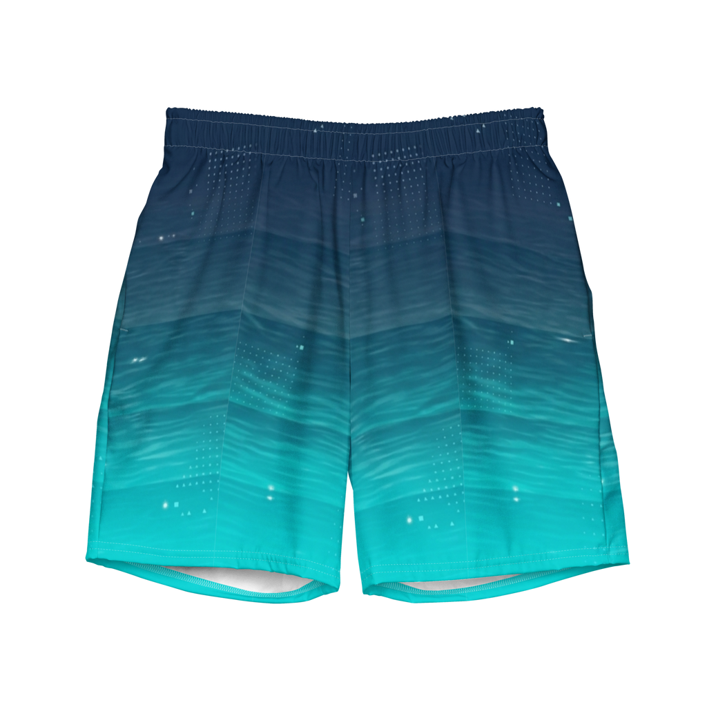 Deep Water Gradient Men's Swim Trunks