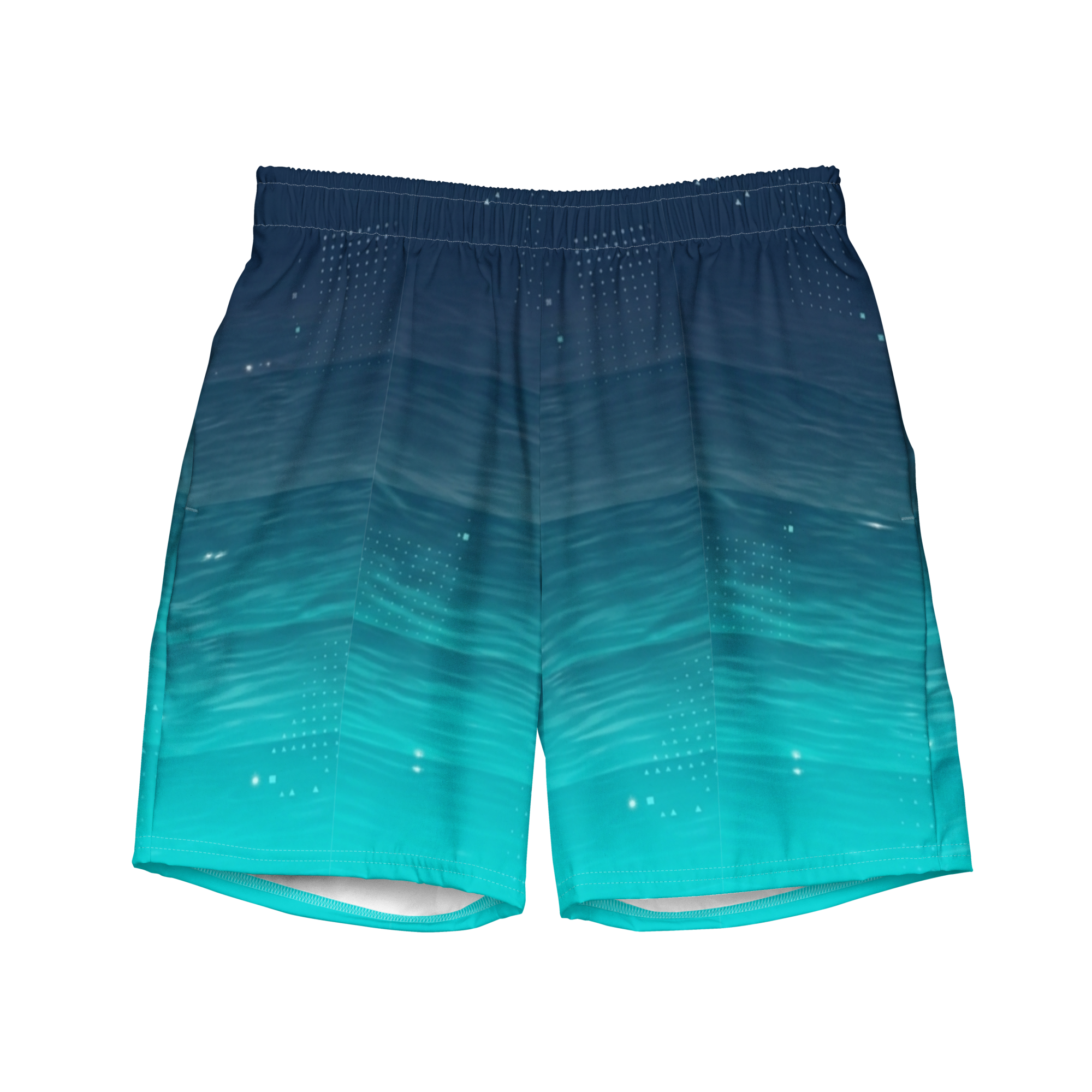 Deep Water Gradient Men's Swim Trunks
