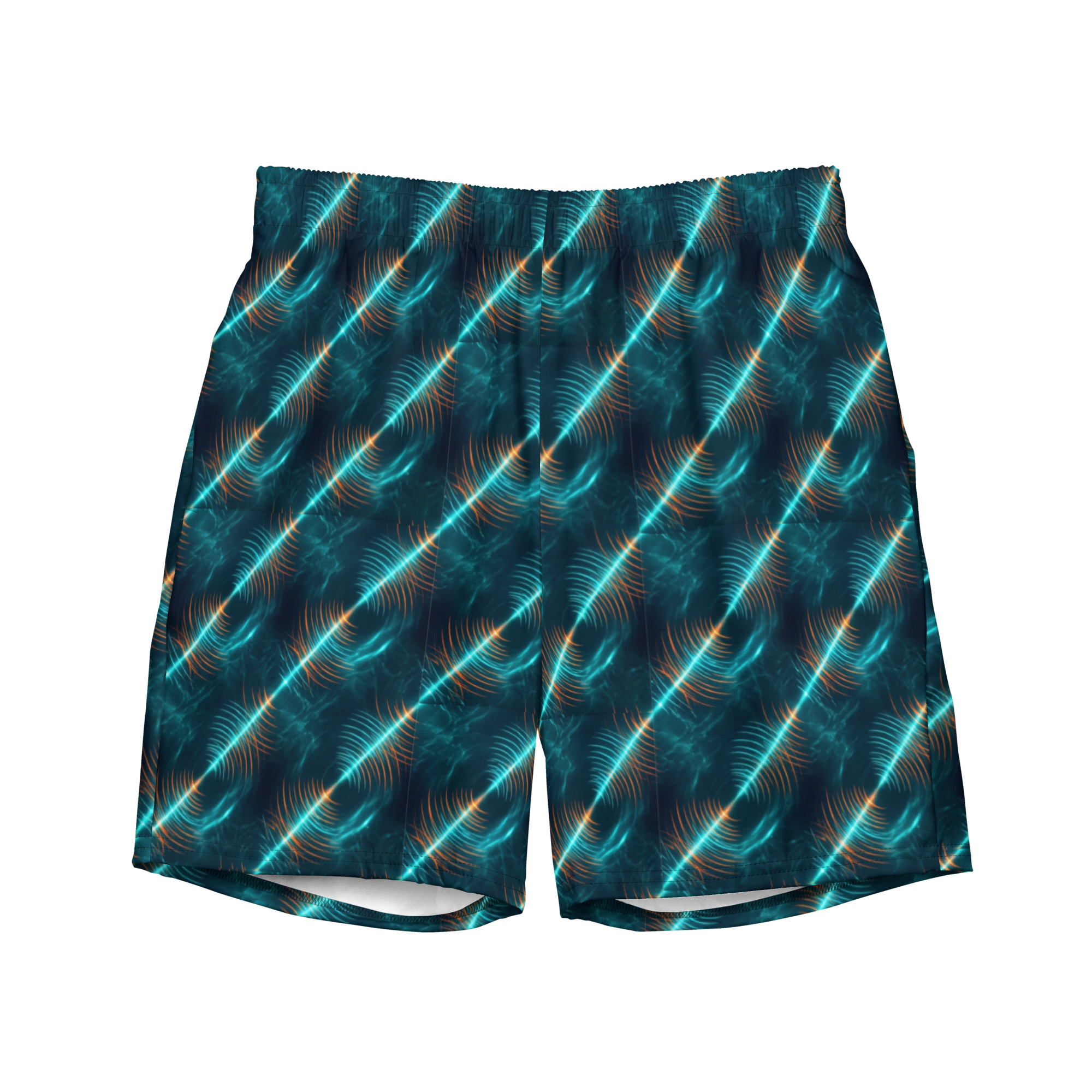 Underwater Sonar Signal Waves Trunks