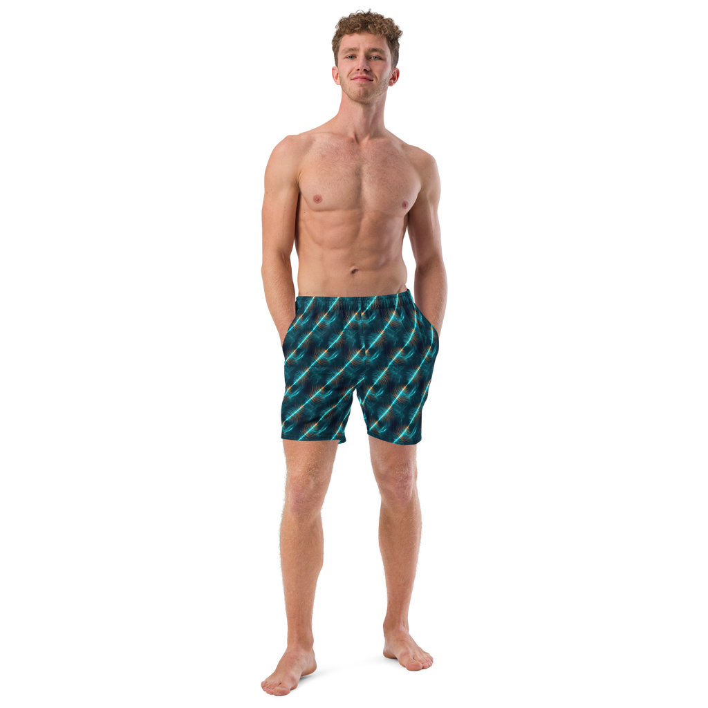 Underwater Sonar Signal Waves Trunks