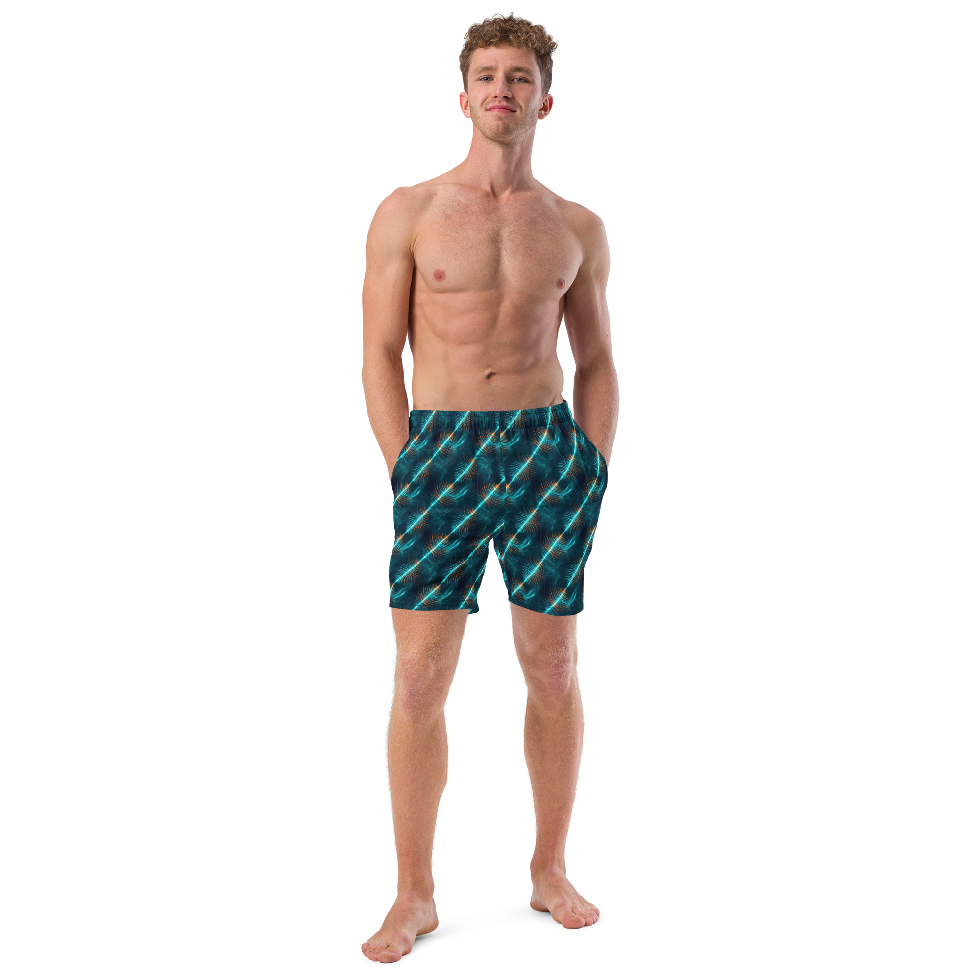 Underwater Sonar Signal Waves Trunks