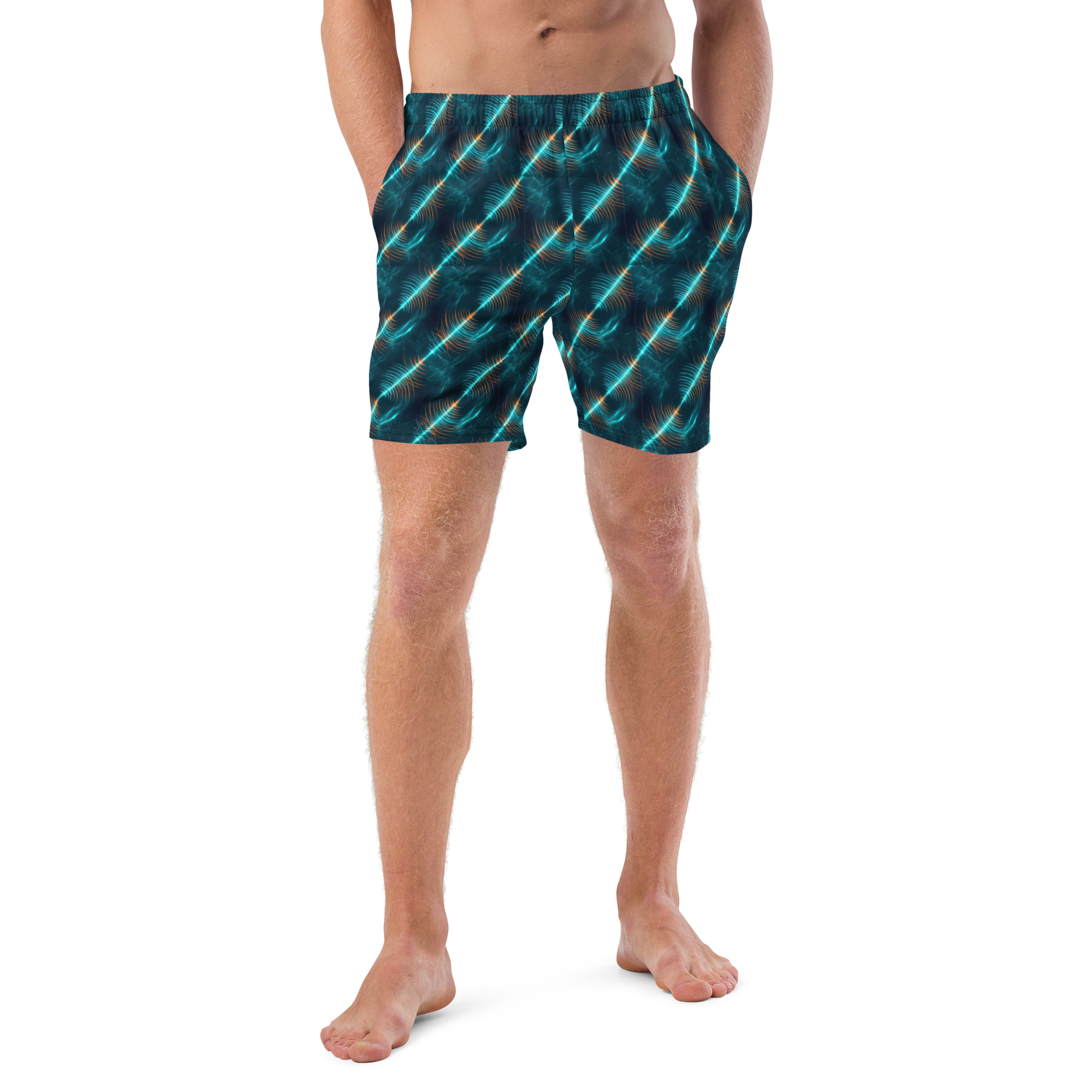 Underwater Sonar Signal Waves Trunks
