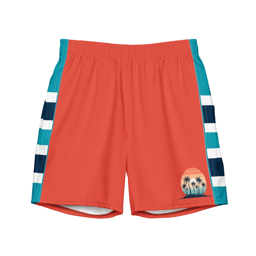 The Lifeguard Edition Men's All-Over Print Swim Trunks