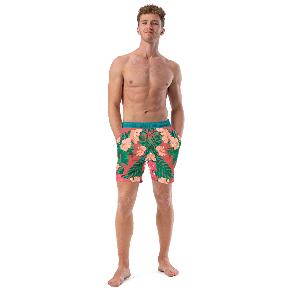 The Vintage Americana Mirrored Hibiscus Trunks