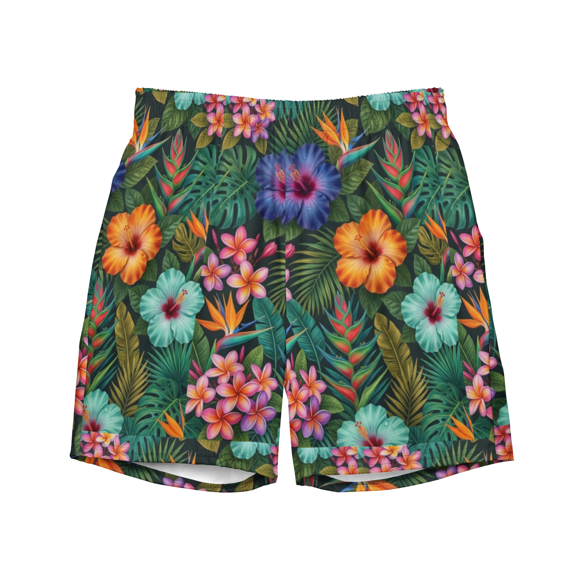 Appalachian Tropical Wildflower Men's Swim Trunks