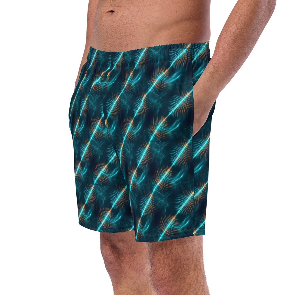 Underwater Sonar Signal Waves Trunks