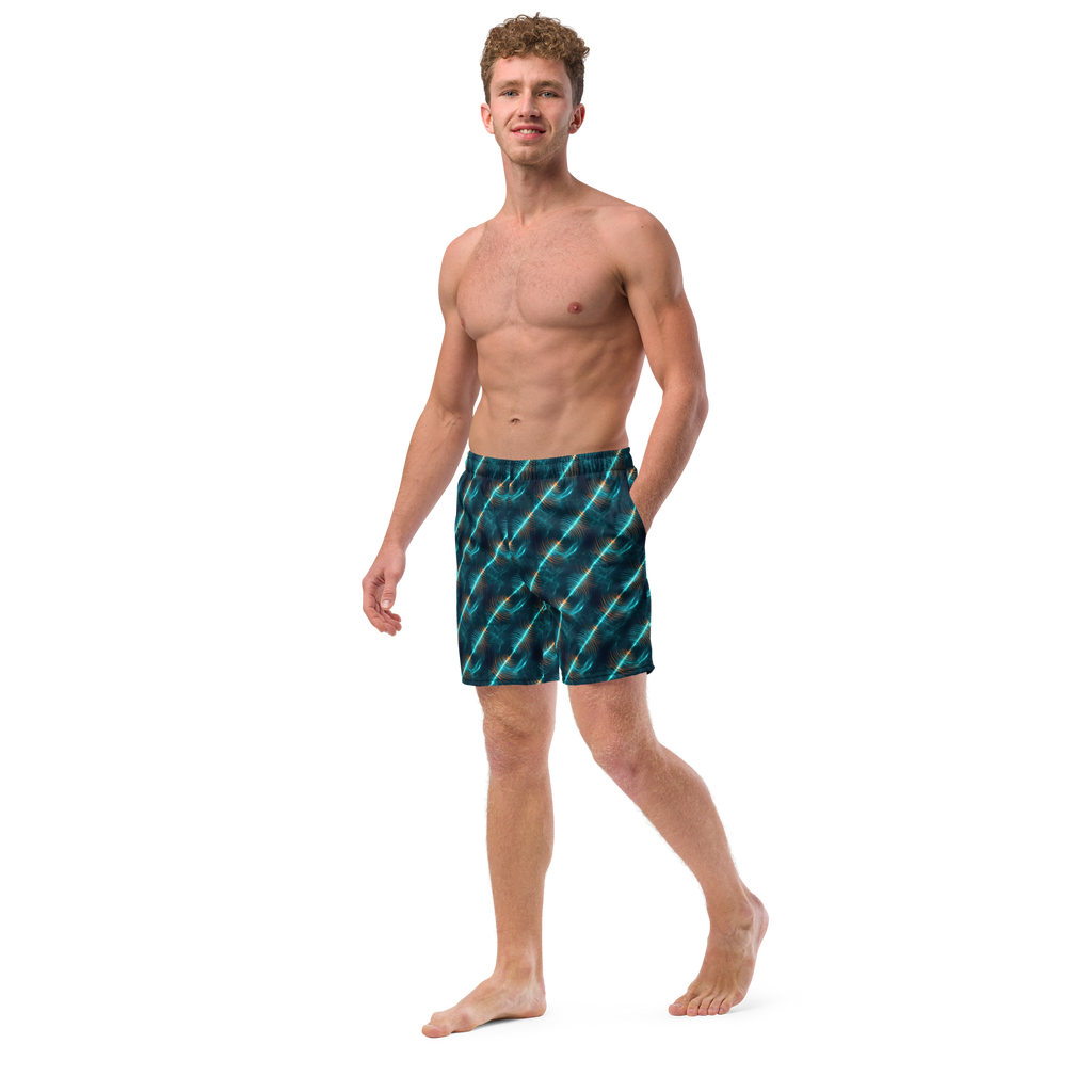 Underwater Sonar Signal Waves Trunks