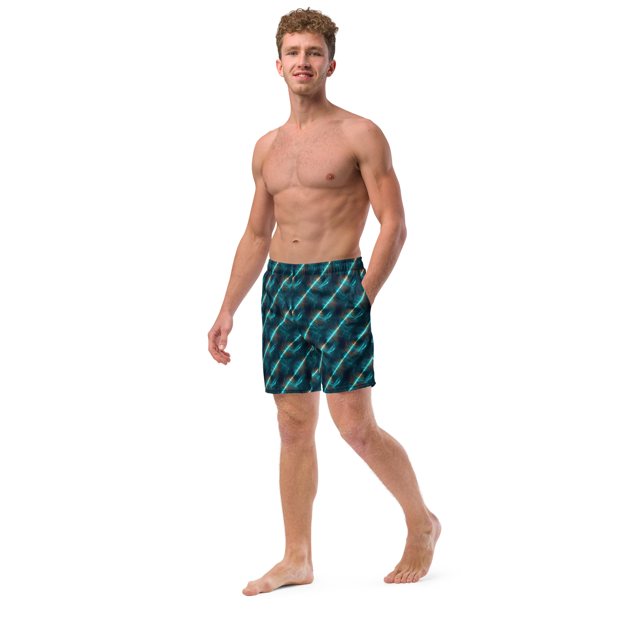 Underwater Sonar Signal Waves Trunks