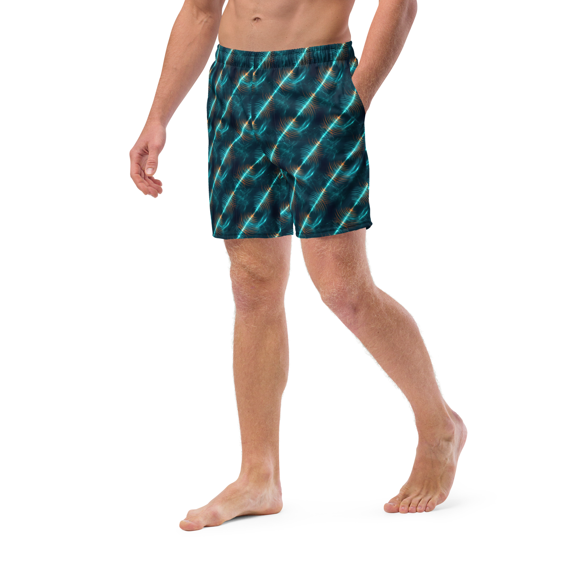 Underwater Sonar Signal Waves Trunks
