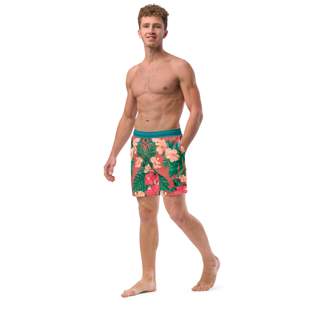 The Vintage Americana Mirrored Hibiscus Trunks