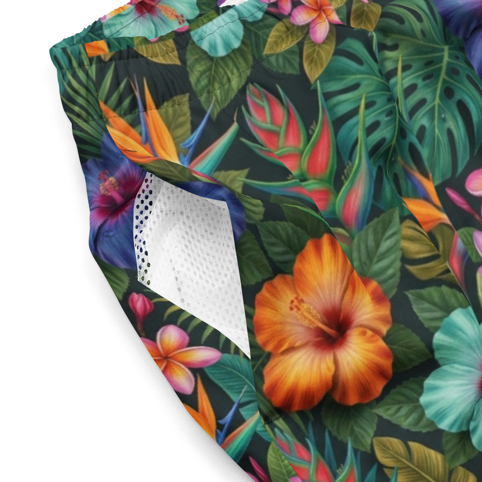 Appalachian Tropical Wildflower Men's Swim Trunks