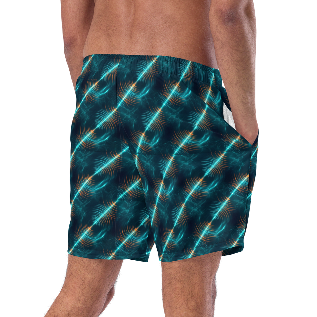 Underwater Sonar Signal Waves Trunks
