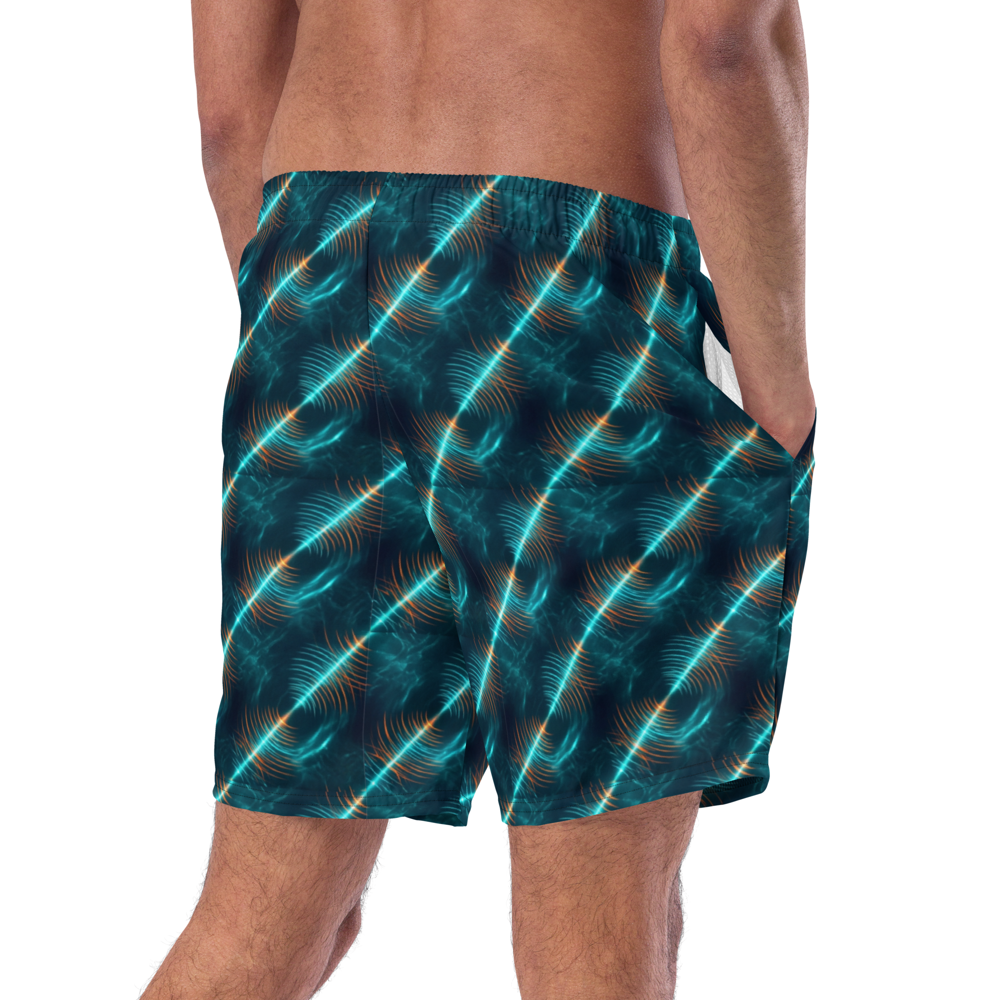 Underwater Sonar Signal Waves Trunks