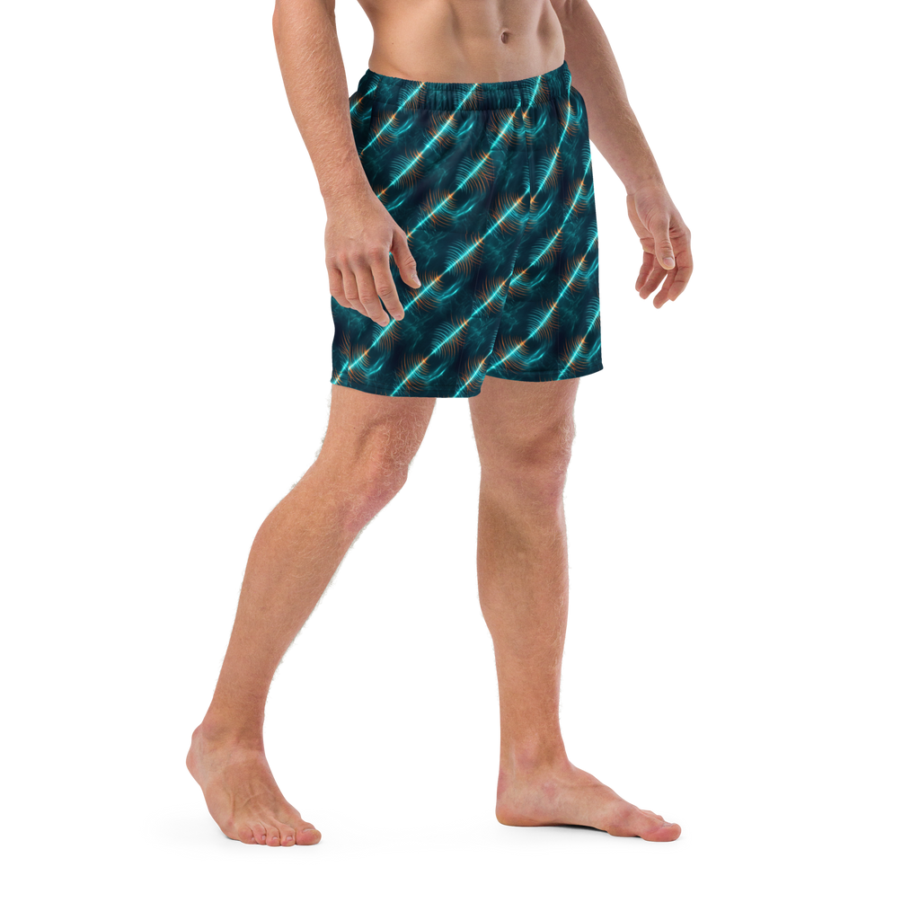 Underwater Sonar Signal Waves Trunks