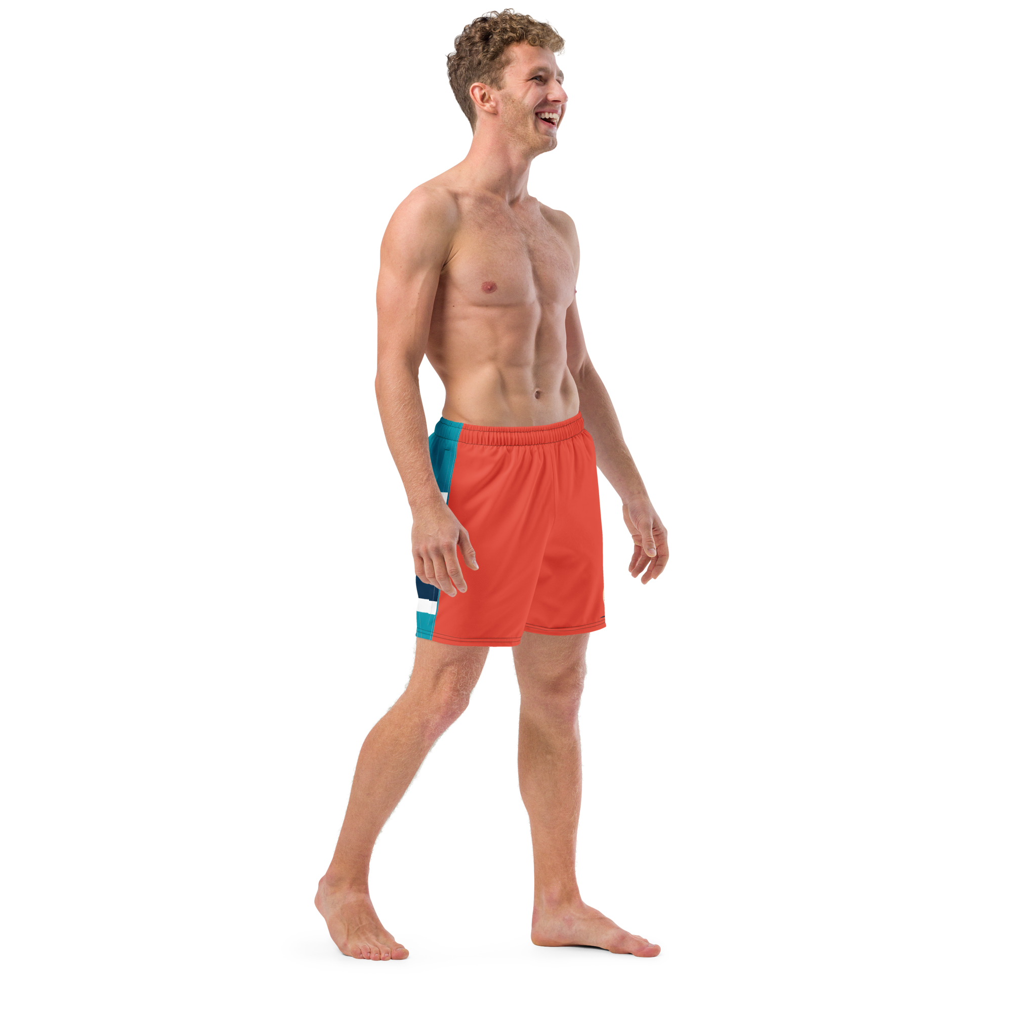 The Lifeguard Edition Men's All-Over Print Swim Trunks