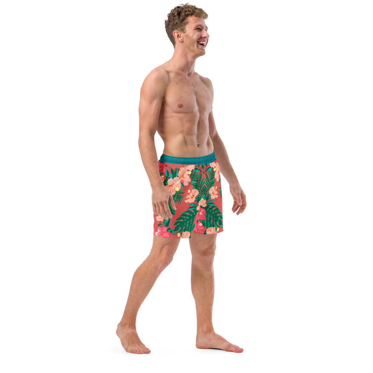 The Vintage Americana Mirrored Hibiscus Trunks