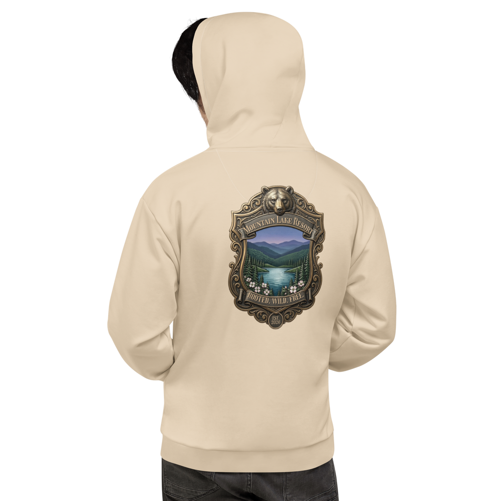 The Mountain Lake Resort Crest Unisex Hoodie