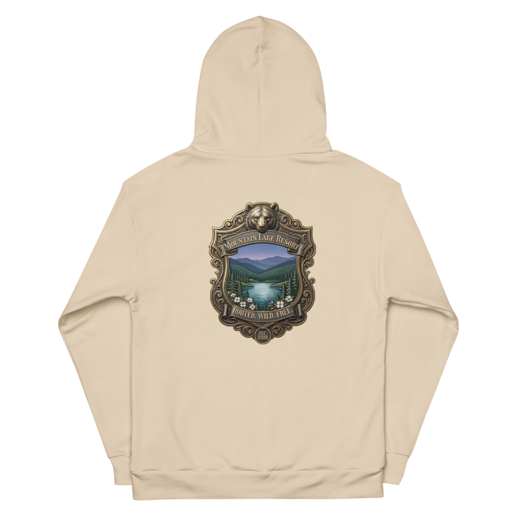 The Mountain Lake Resort Crest Unisex Hoodie