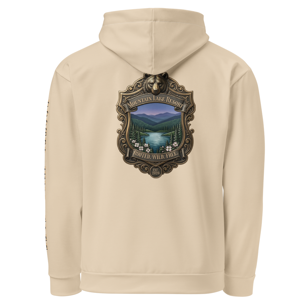 The Mountain Lake Resort Crest Unisex Hoodie