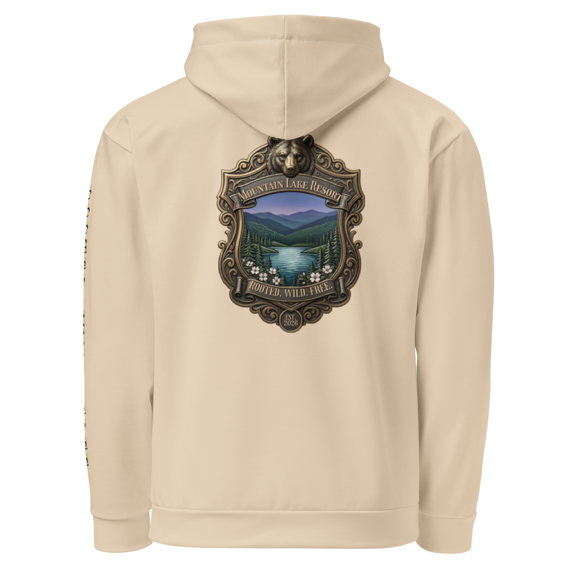 The Mountain Lake Resort Crest Unisex Hoodie