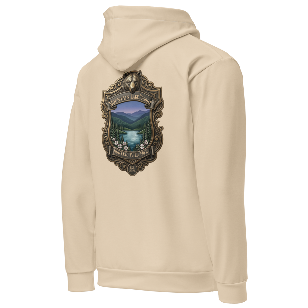 The Mountain Lake Resort Crest Unisex Hoodie