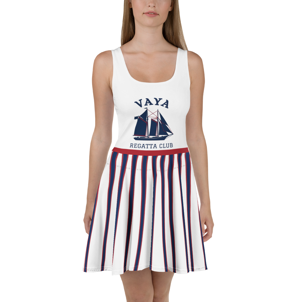 The Vintage Americana VAYA Regatta Club Skater Dress