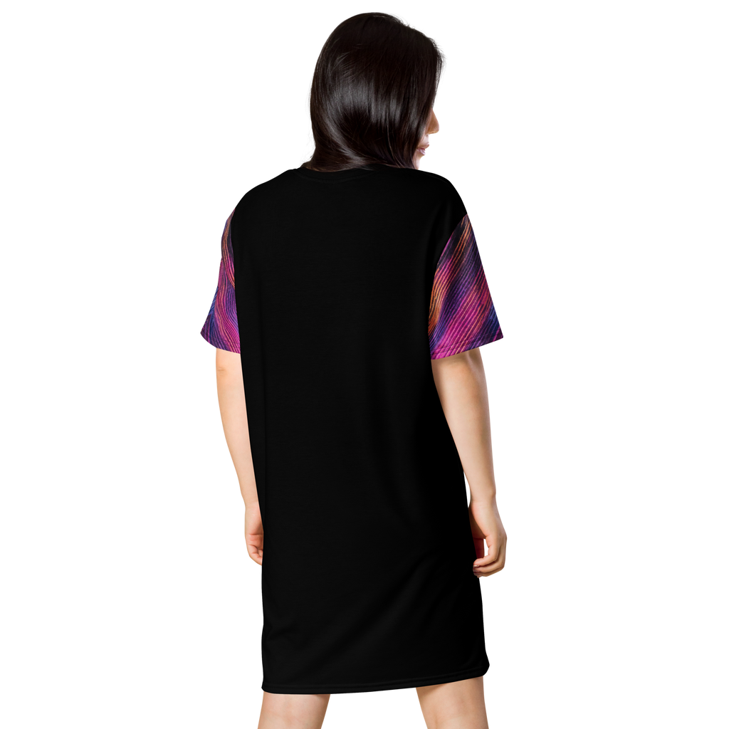 The Club Tropicana Neon Sunset T-Shirt Dress Cover-Up