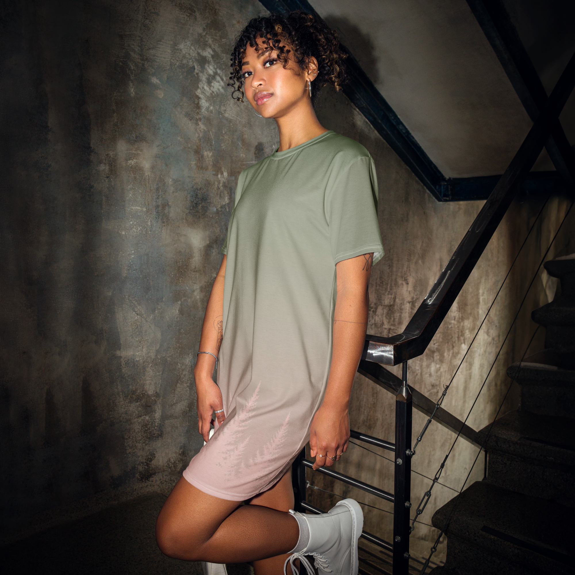 The Whispering Pines Ombre Resort Cover-Up Dress