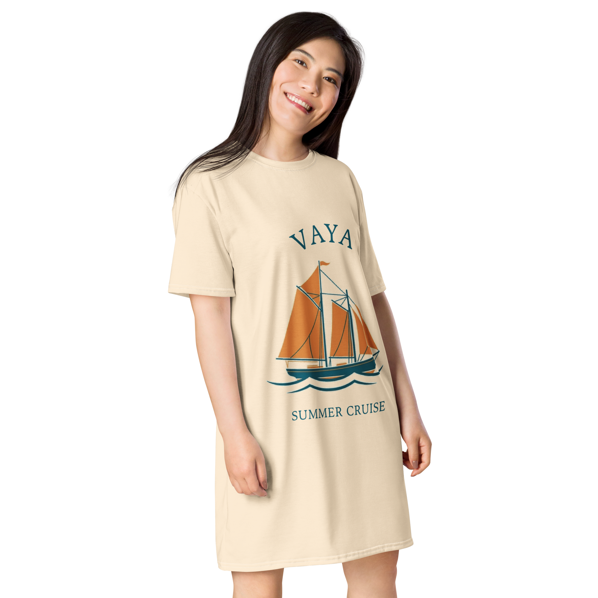 The Vintage Americana VAYA Summer Cruise T-Shirt Dress