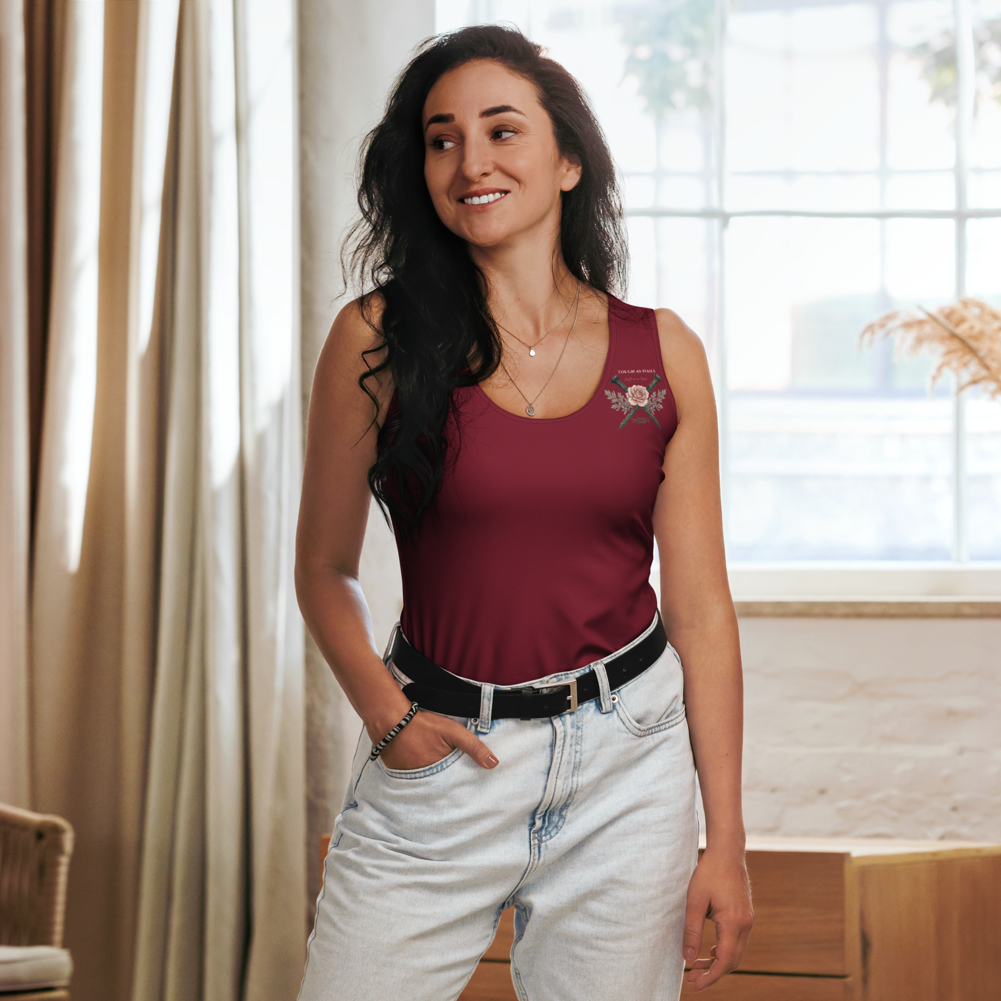 Tough as Nails, Soft as a Rose | Signature GRIT & Grace Tank