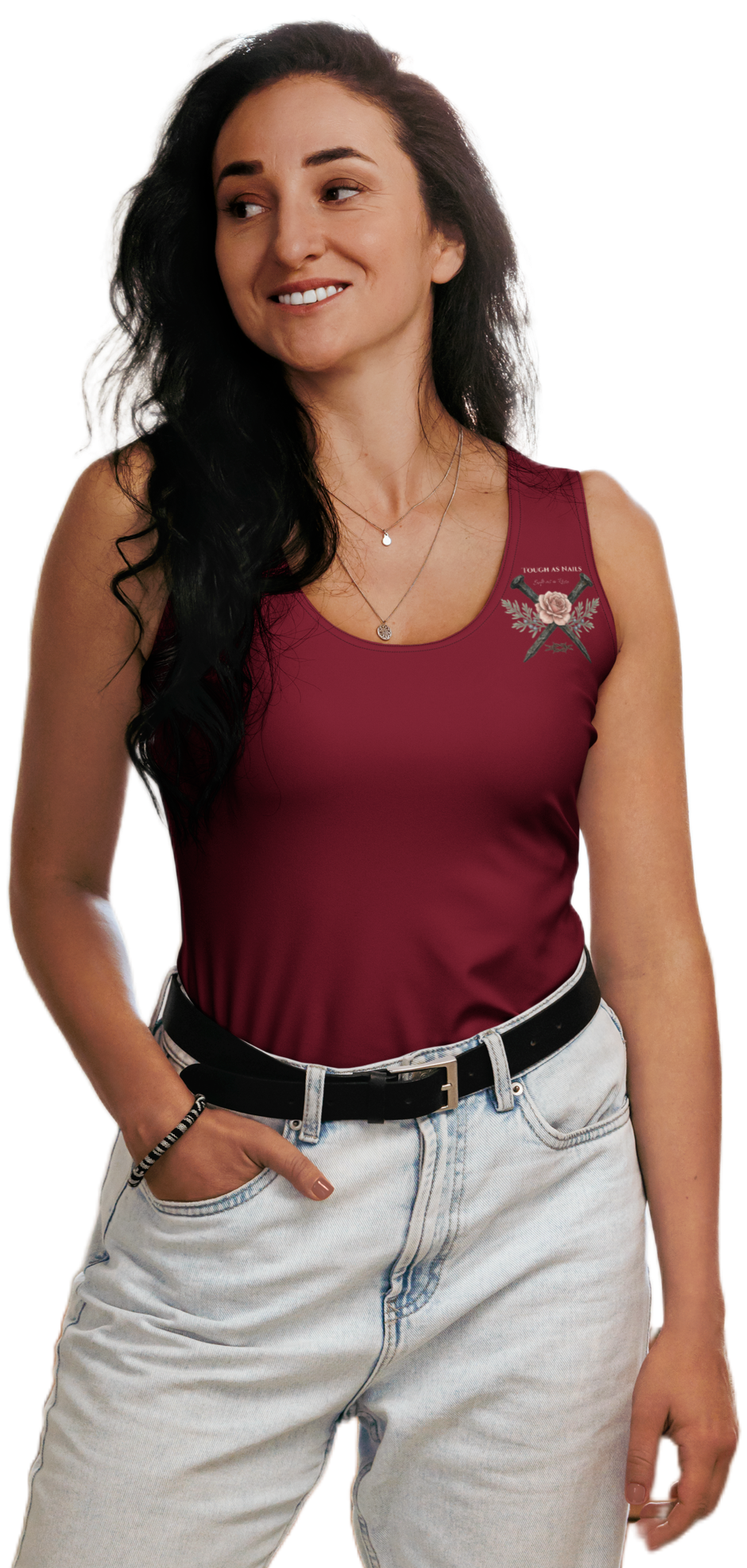 Tough as Nails, Soft as a Rose | Signature GRIT & Grace Tank
