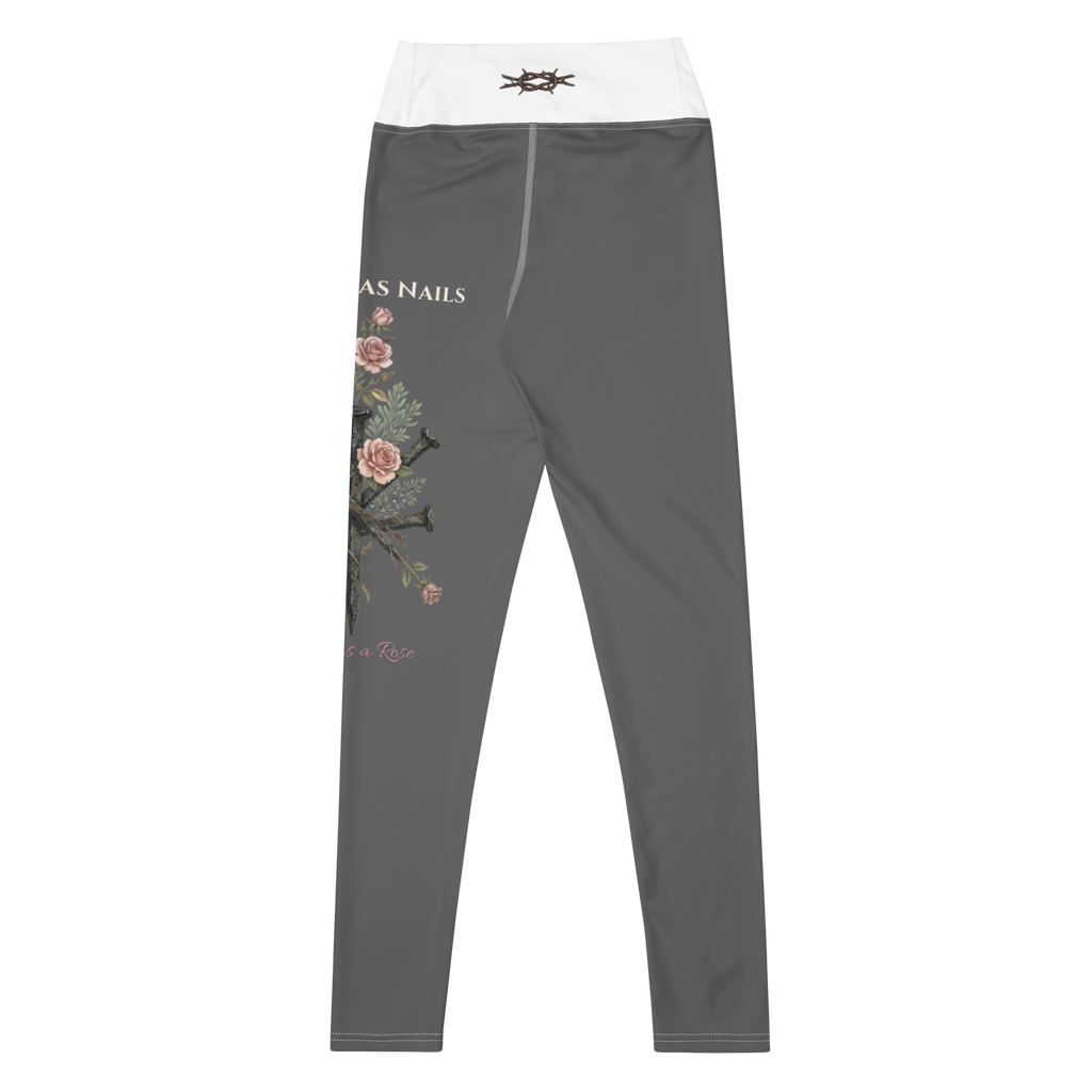 GRIT & Grace - "Hard as Nails, Soft as a Rose" Premium Yoga Leggings