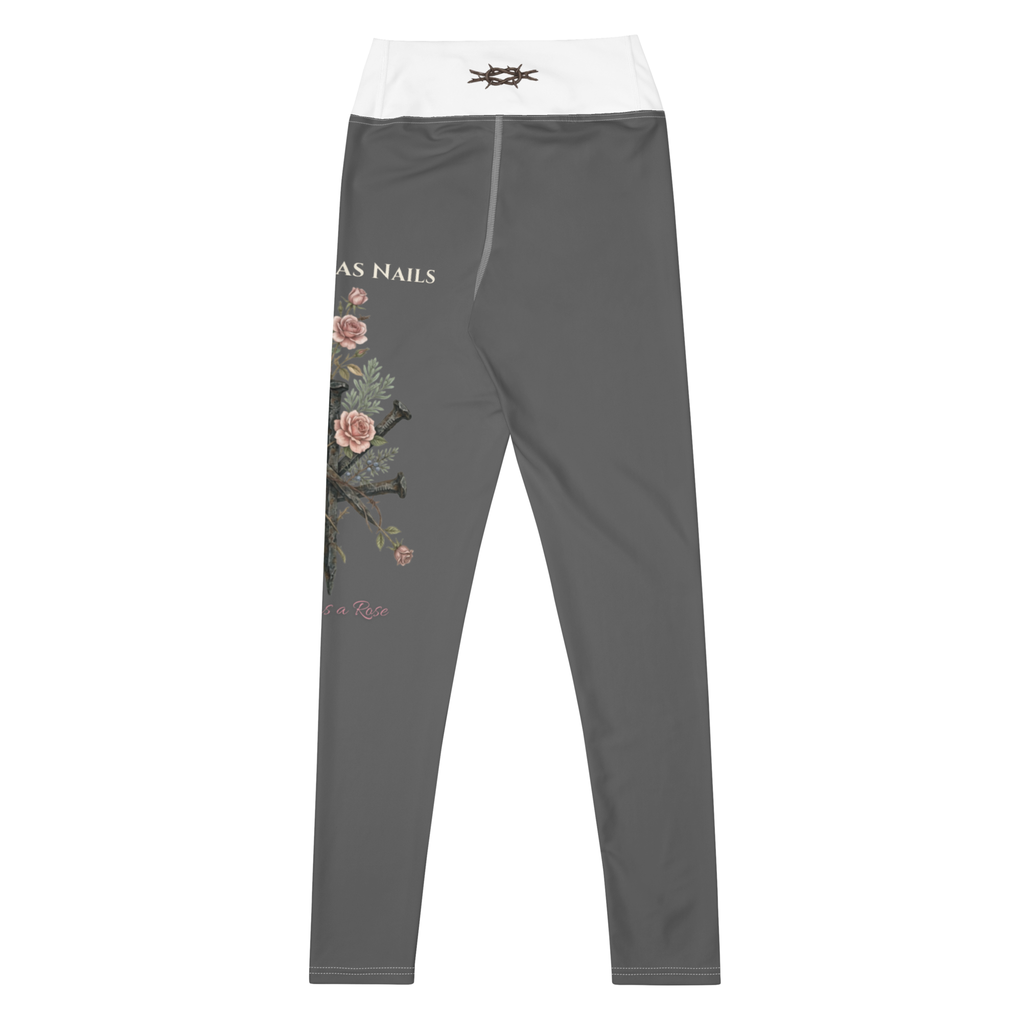 GRIT & Grace - "Hard as Nails, Soft as a Rose" Premium Yoga Leggings